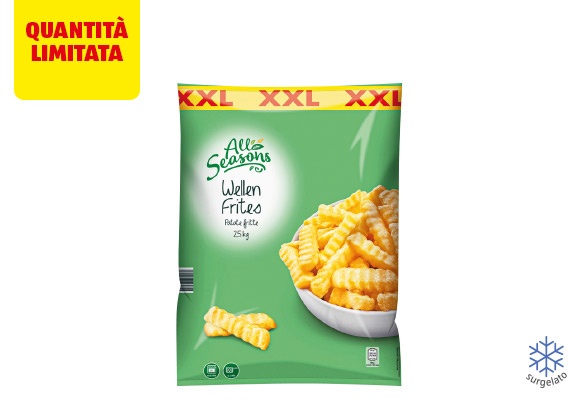 ALL SEASONS Patate fritte ondulate XXL