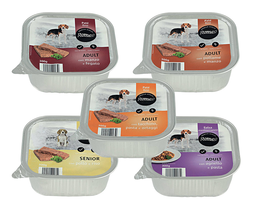 Paté per cani in vaschetta 300 g