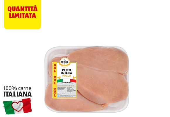 IL PODERE Petto di pollo intero XXL