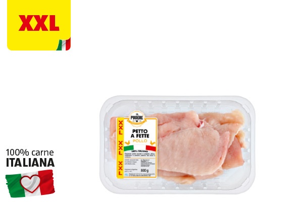 IL PODERE Petto di pollo a fette XXL