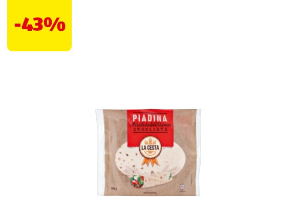 LA CESTA Piadina arrotolabilissima