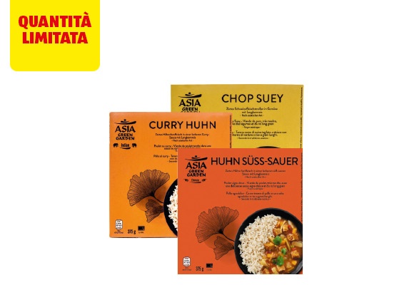 ASIA GREEN GARDEN Piatto pronto alla cinese