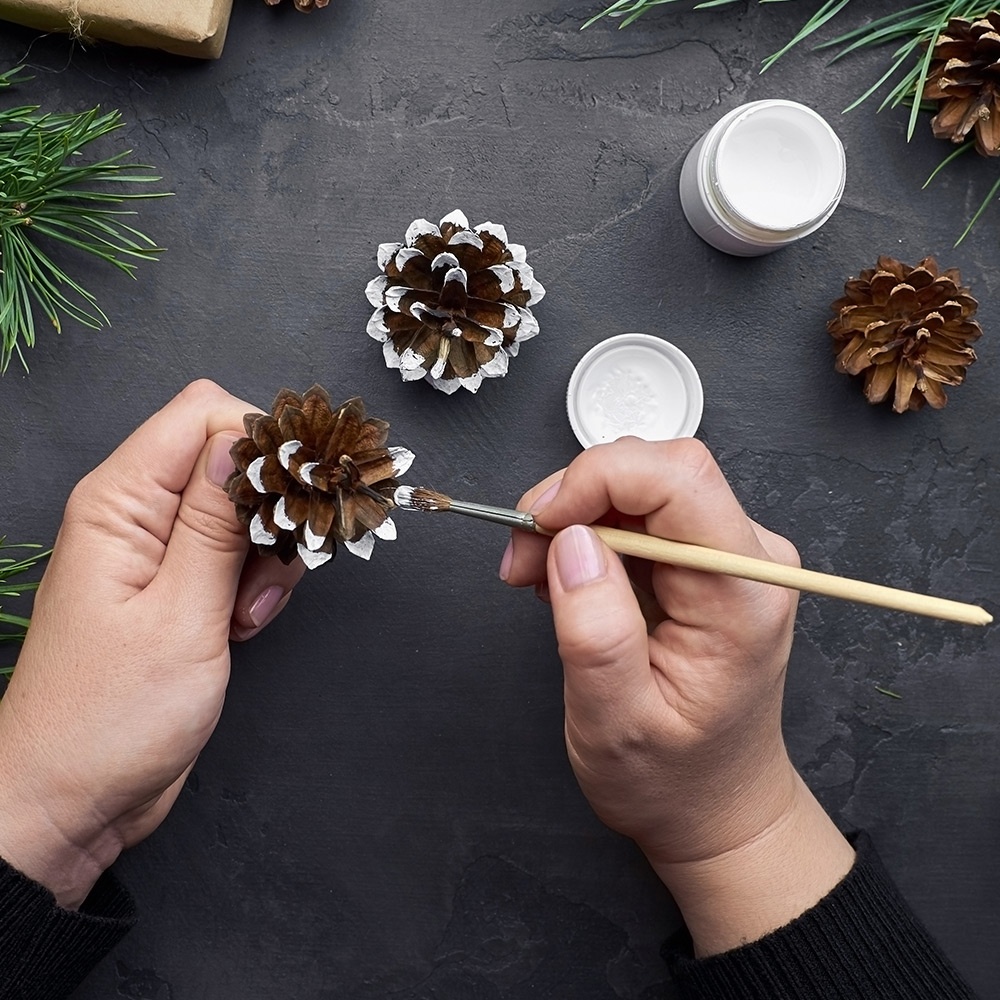 Lavoretti di natale con le pigne