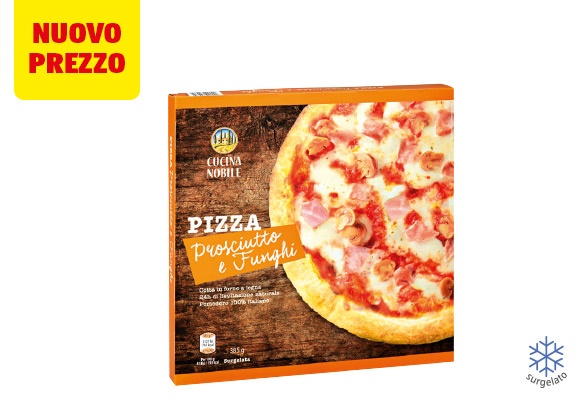 CUCINA NOBILE Pizza prosciutto e funghi