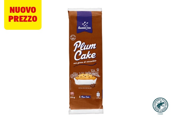 BUON΄ORA Plumcake con gocce di cioccolato