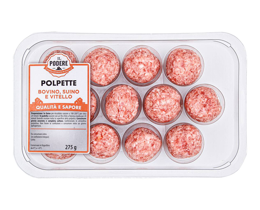 Polpette di bovino, suino e vitello 275 g