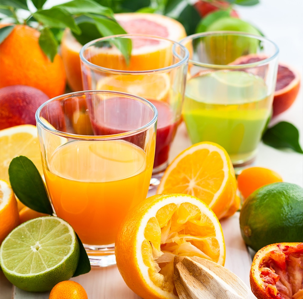 Succhi di frutta fatti in casa