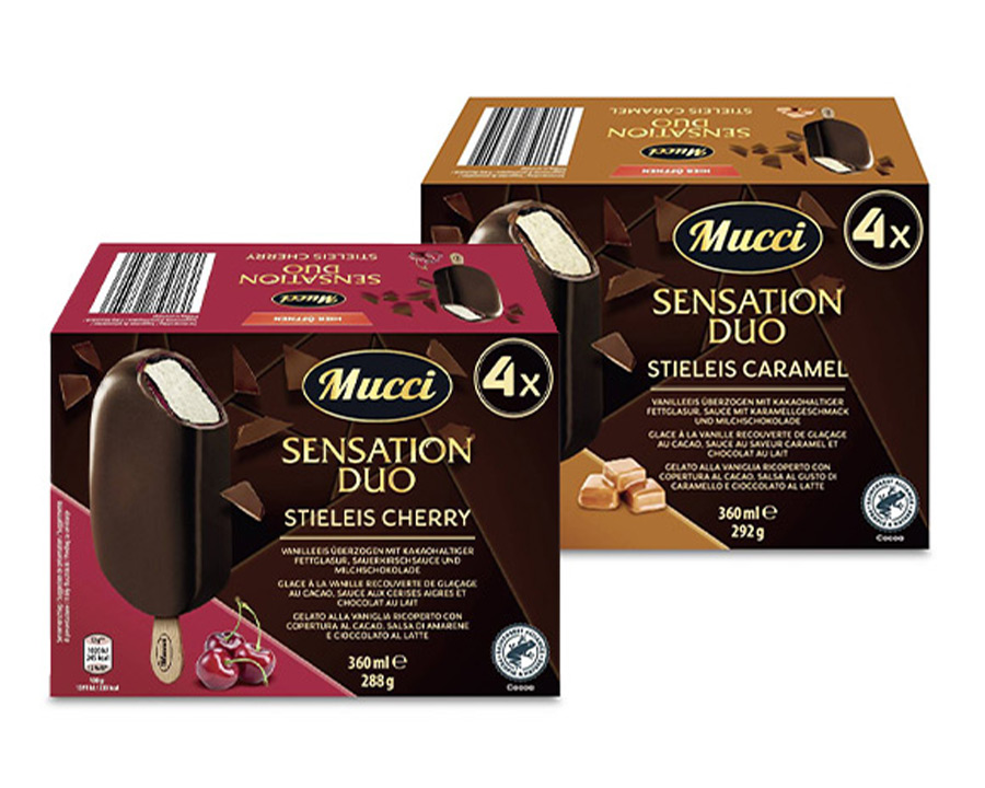 Stecchi ricoperti Sensation Duo Mucci