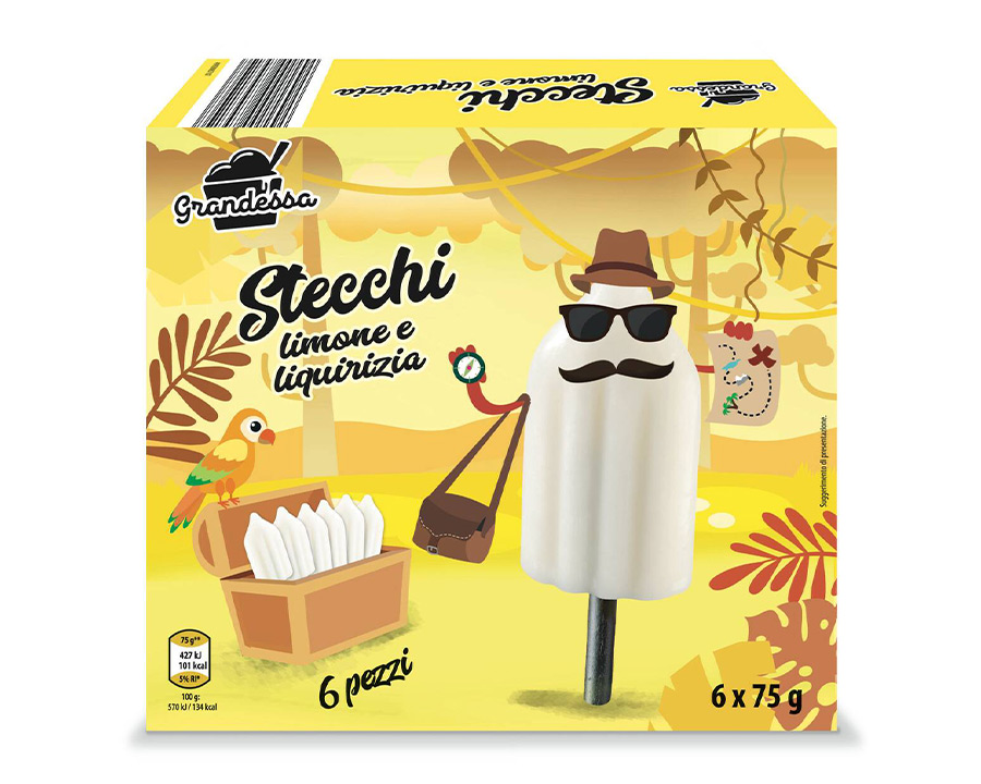 Stecchi limone liquirizia Grandessa