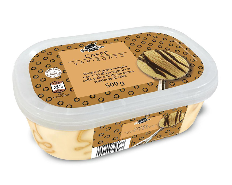 Vaschetta gelato caffè Grandessa