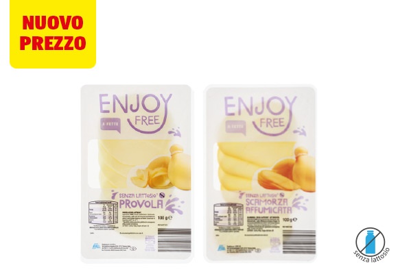 ENJOY FREE! Provola/scamorza a fette senza lattosio