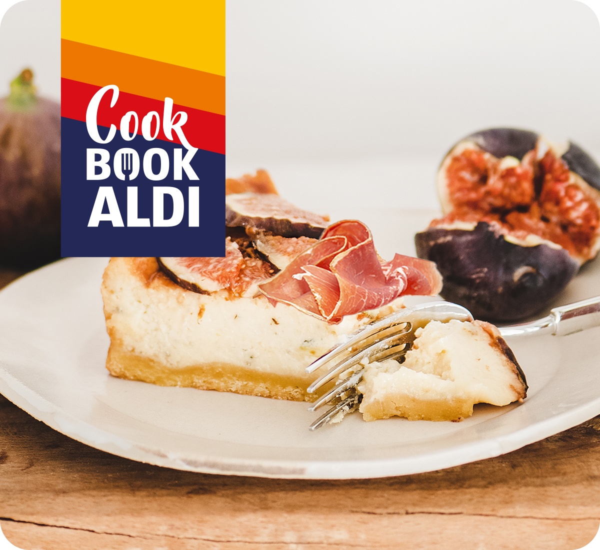 Cheesecake salata ai fichi e prosciutto