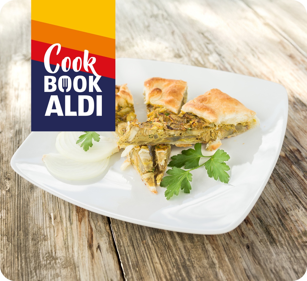 Torta salata con carciofi e formaggio