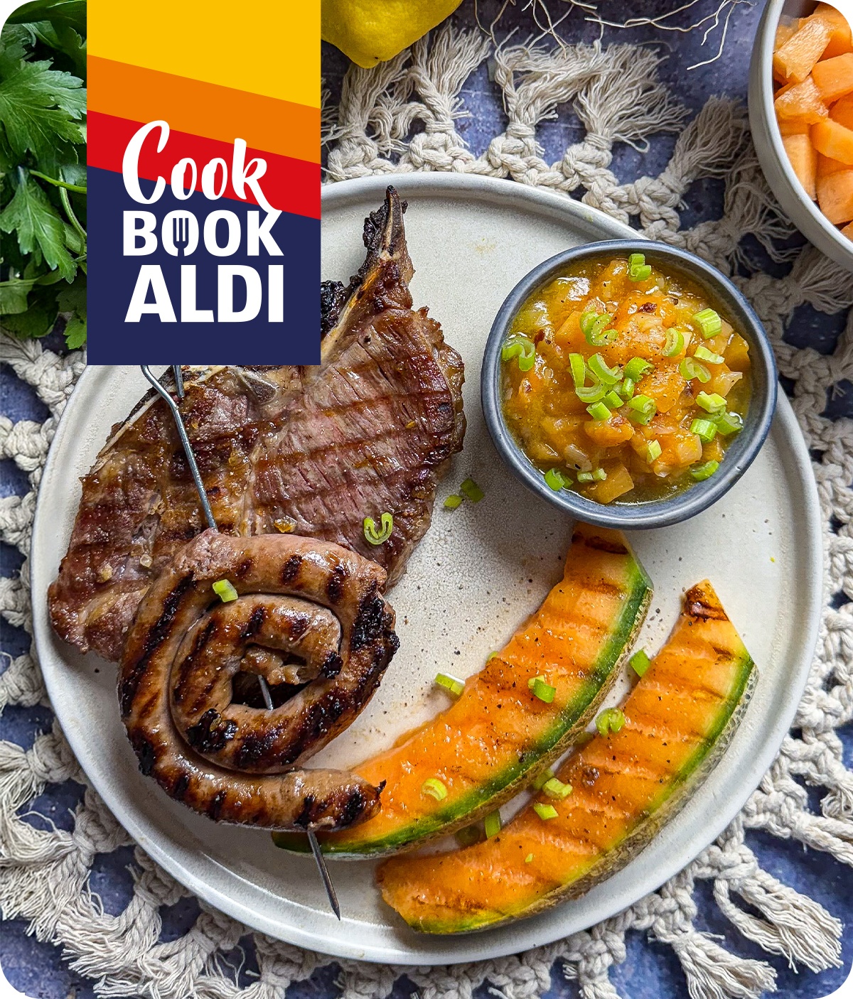 Chutney di melone per grigliate di carne