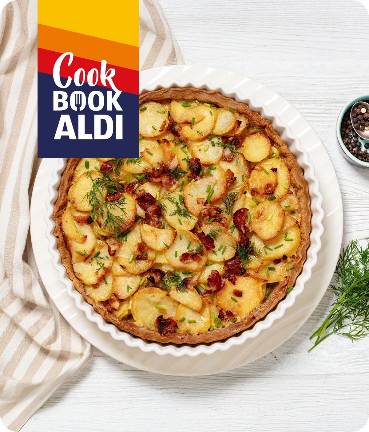 Torta alle patate novelle