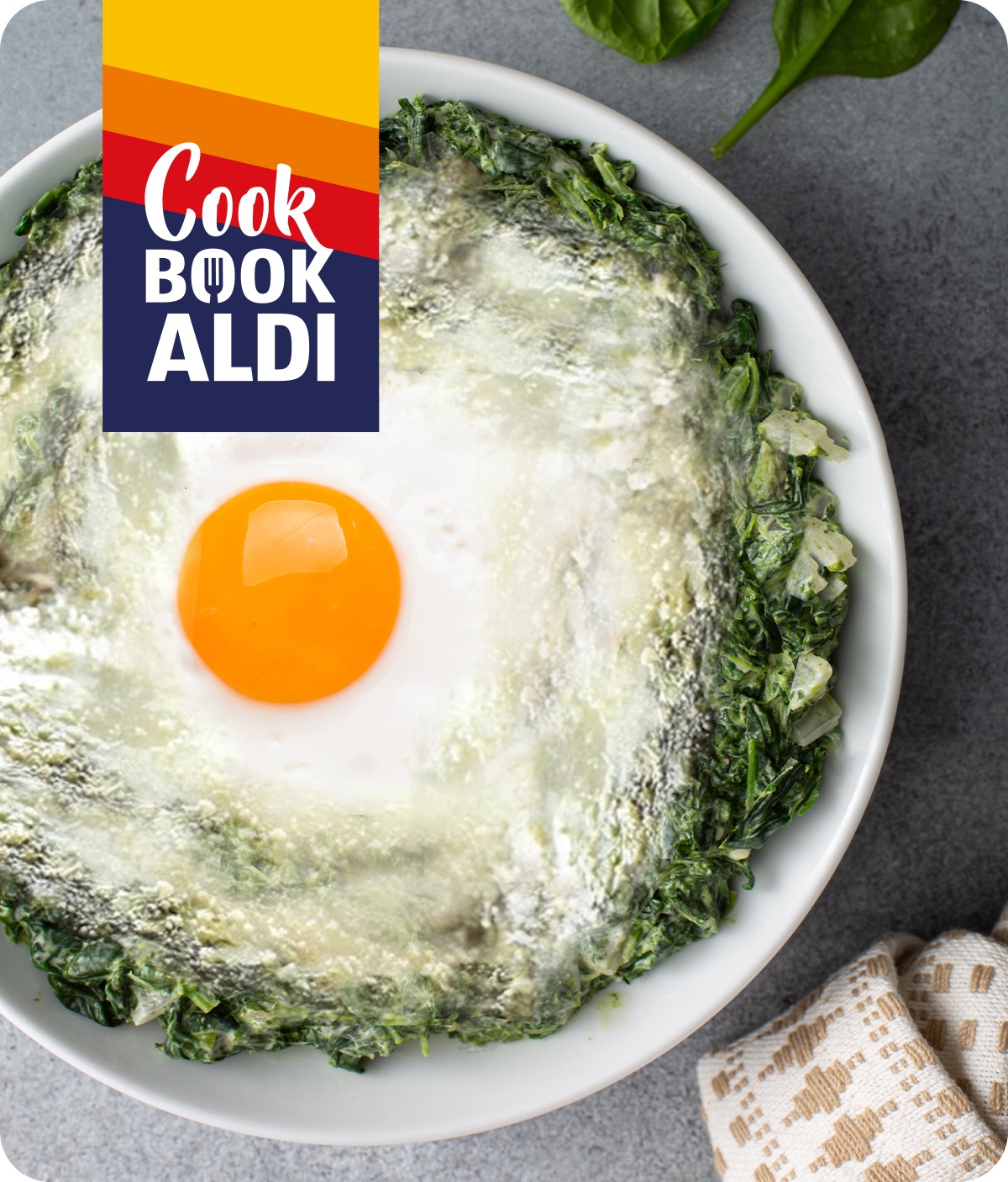 Uova al gratin con spinaci