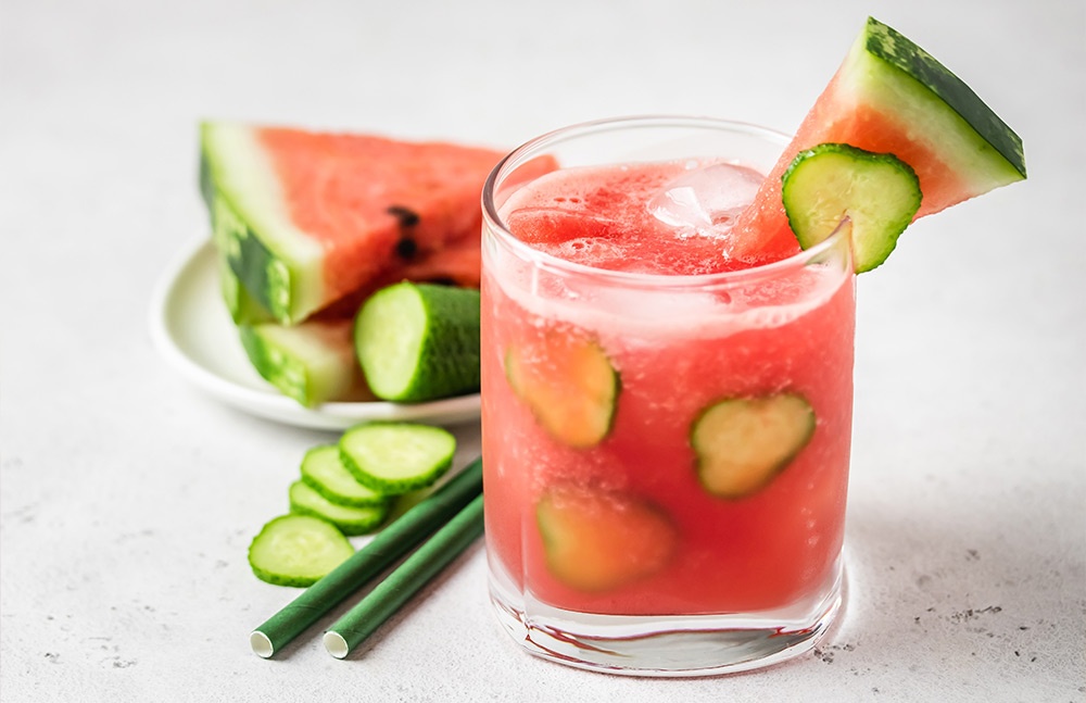 Estratto di anguria e cetriolo