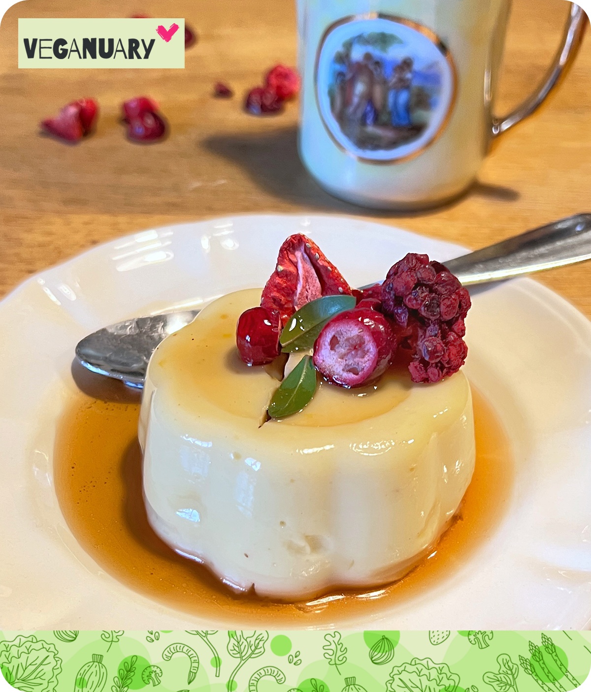 Budino vegetale alla vaniglia