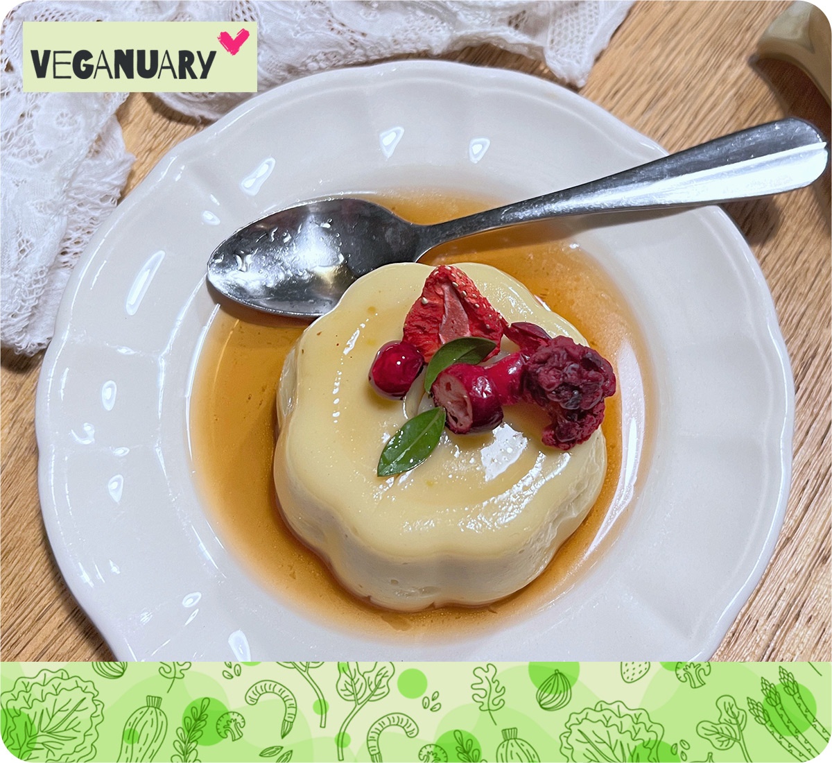 Budino vegetale alla vaniglia