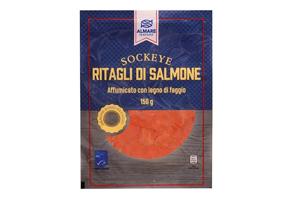 Ritagli di salmone MSC affumicato