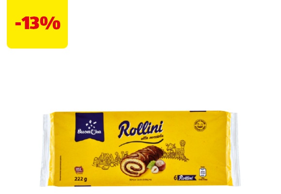 BUON΄ORA Rollini alla nocciola