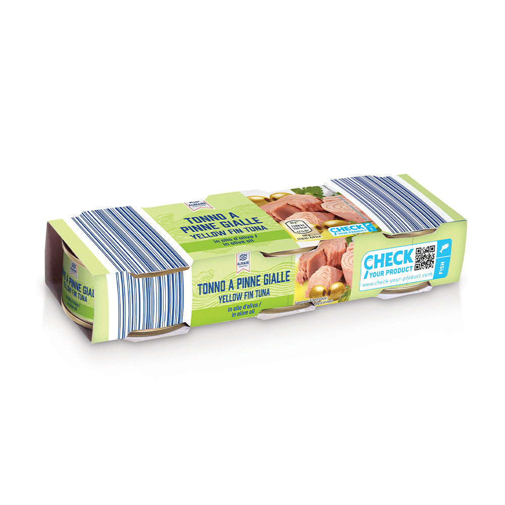 Tonno pinna gialla in olio di oliva (3 x 70 g)