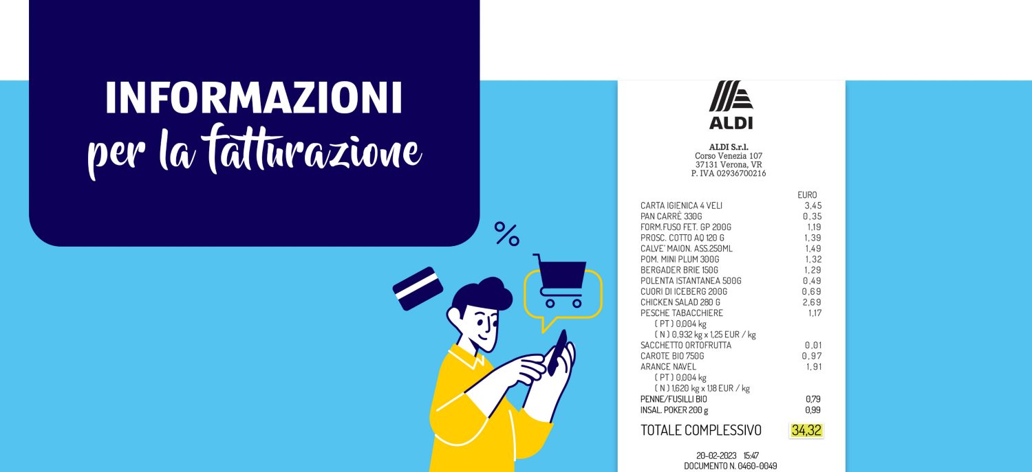 Informazioni per la fatturazione - ALDI