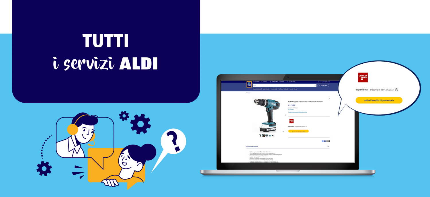 I servizi ALDI