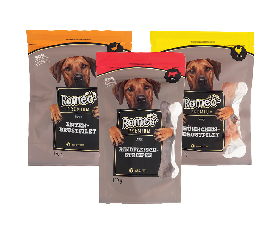 Snack di filetto per cani 150/100 g