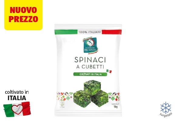 I COLORI DEL SAPORE Spinaci a cubetti