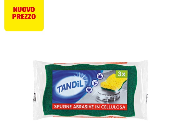 TANDIL Spugne abrasive in cellulosa