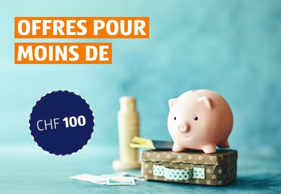 Offres pour moins de CHF 100.-