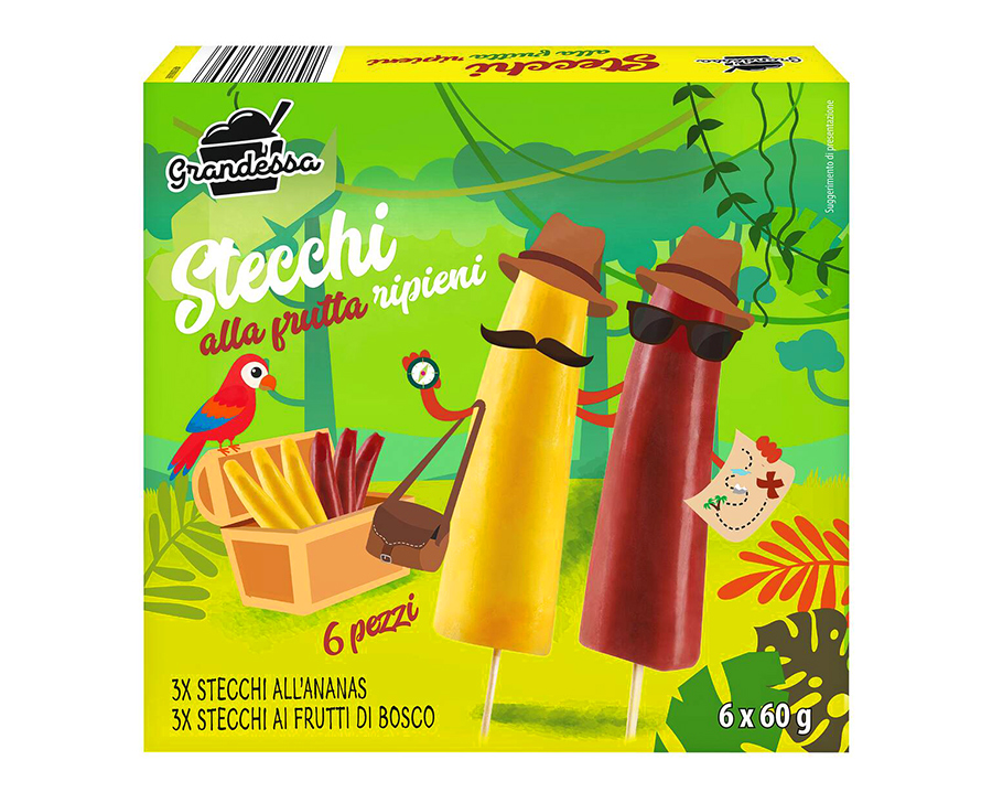 Stecchi alla frutta ripieni Grandessa
