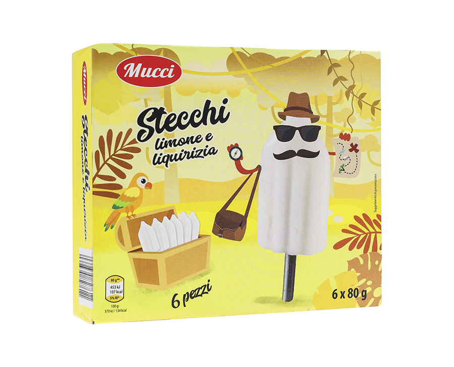 Stecchi limone liquirizia Mucci