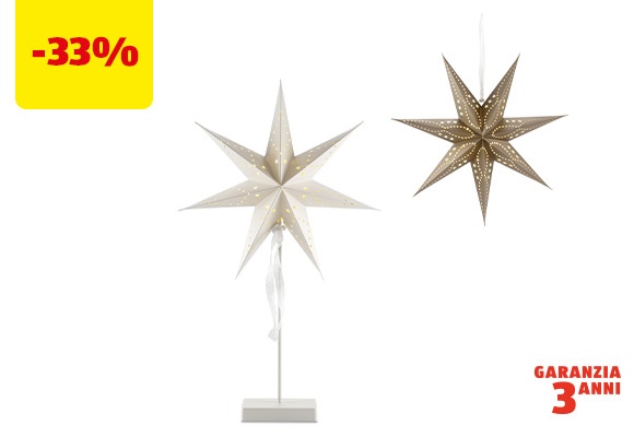 HOME CREATION Stella di Natale a led