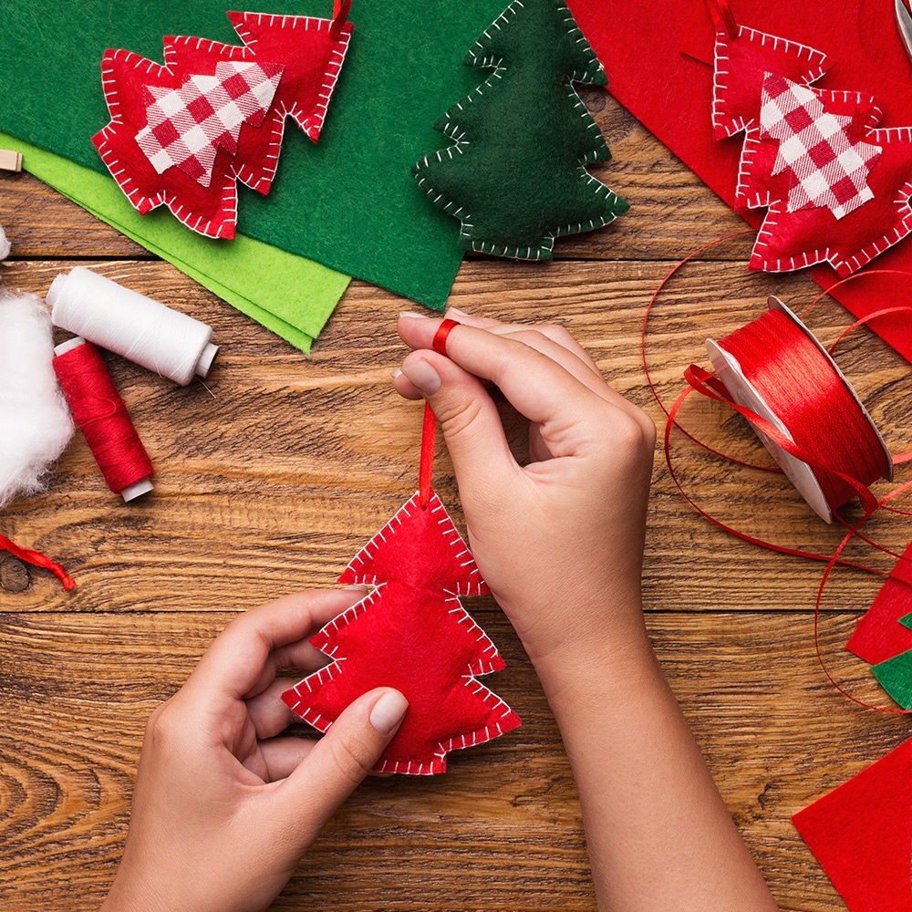 Lavoretti di natale in stoffa