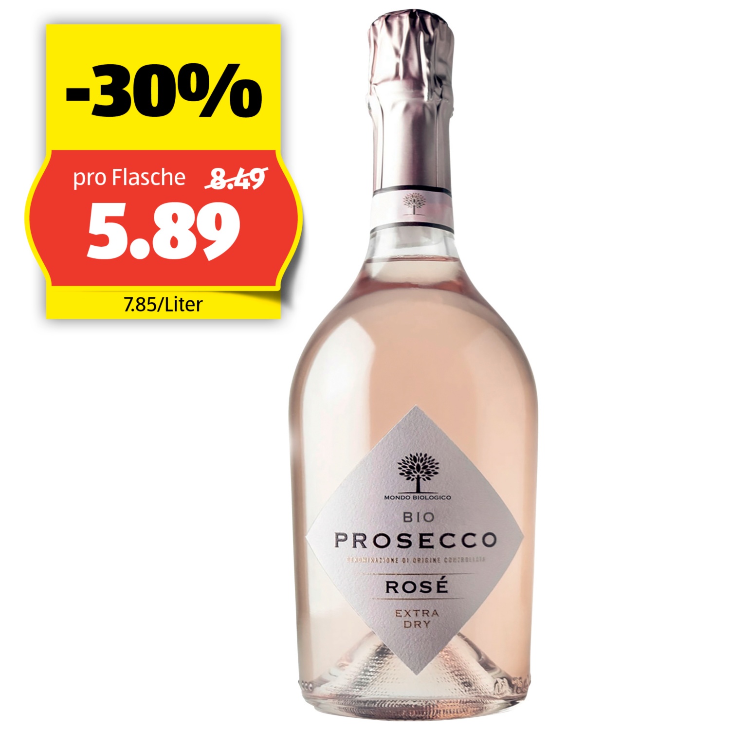 MONDO BIOLOGICO Prosecco Spumante Rosé Bio DOC