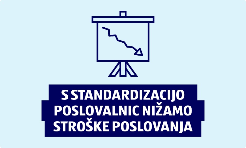 Tabla na modri podlagi