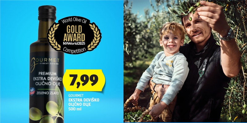 Olivno olje na modri podlagi