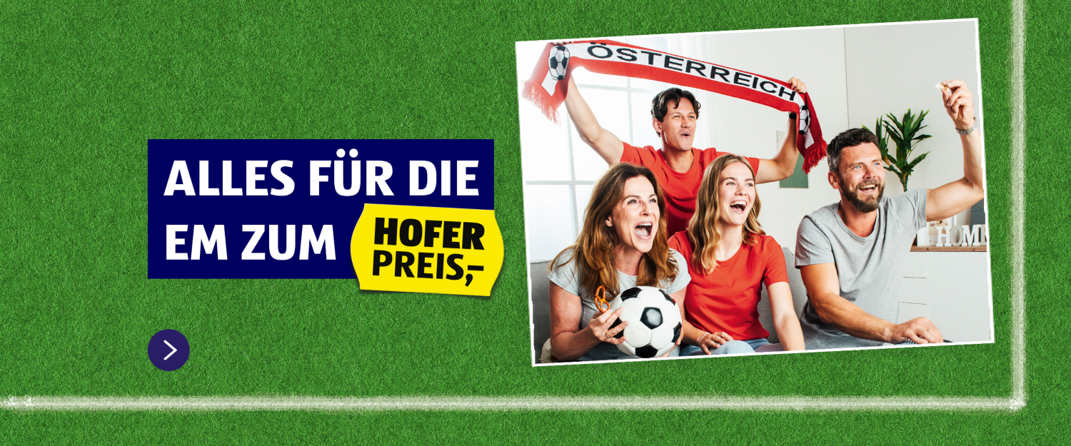 Eisgenuss zum HOFER PREIS. Auf dem Bild sind unterschiedliche Eissorten ersichtlich.