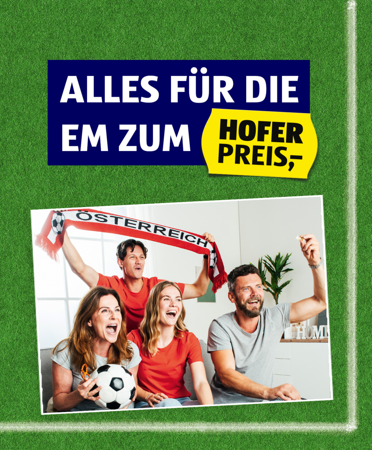 Eisgenuss zum HOFER PREIS. Auf dem Bild sind unterschiedliche Eissorten ersichtlich.