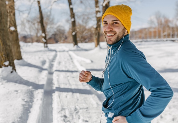 Joggen im Winter