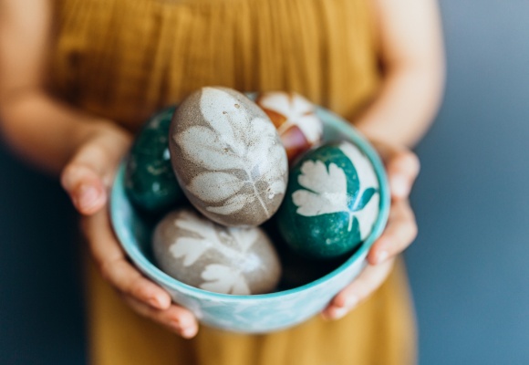 Ostereier natürlich färben