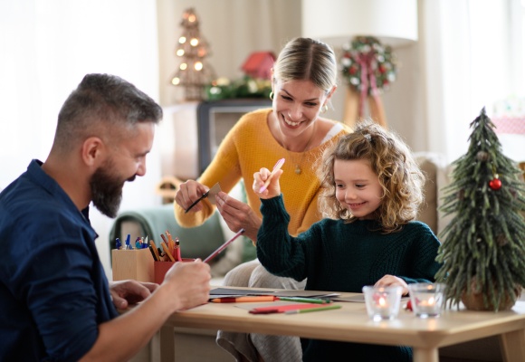 Weihnachtskarten basteln