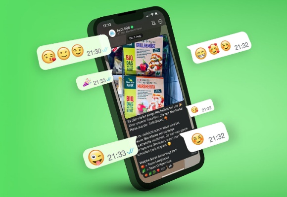 Die ALDI SÜD WhatsApp-Community