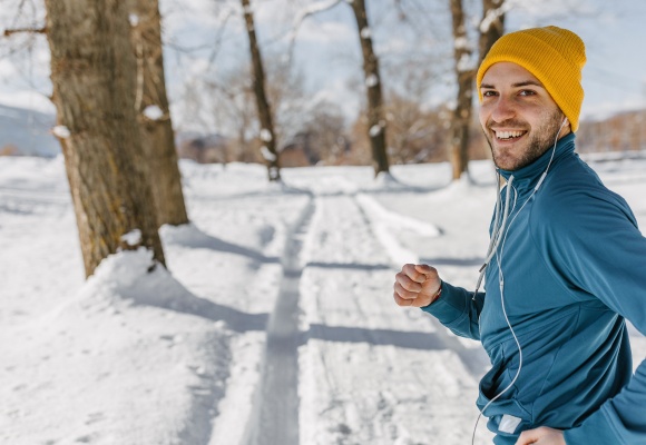 Joggen im Winter