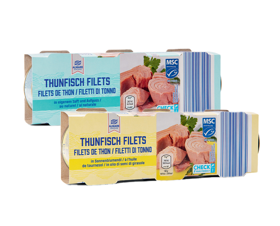 Tonno al naturale/in olio di semi di girasole