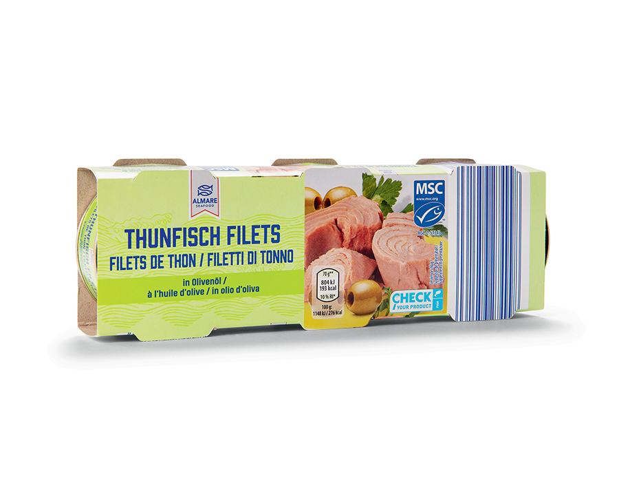 Tonno in olio di oliva 3 x 70 g