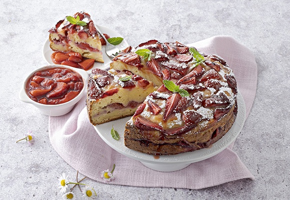 Torta di fragole e ricotta