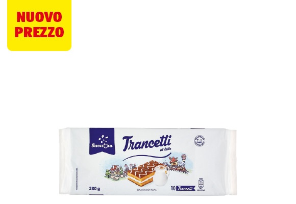 BUON'ORA Trancetti al latte